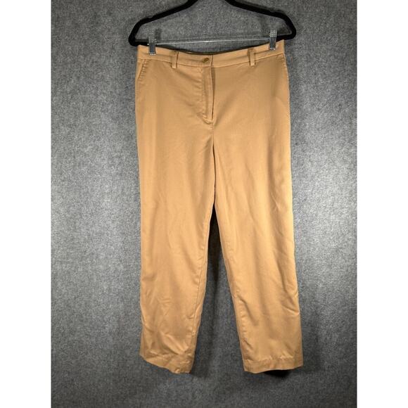 Appleseeds‎ Pants Women 12P Wool Flat Front Stretch Tapered Leg Career Mature - Picture 1 of 7